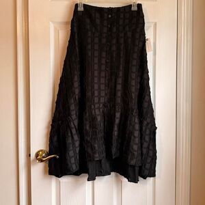 NWT Anthropologie Whimsygoth Maeve Merida Flounced Midi Skirt Size 0